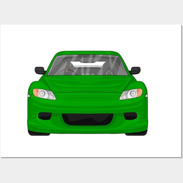 RX8 GREEN Wall Art by VENZ0LIC